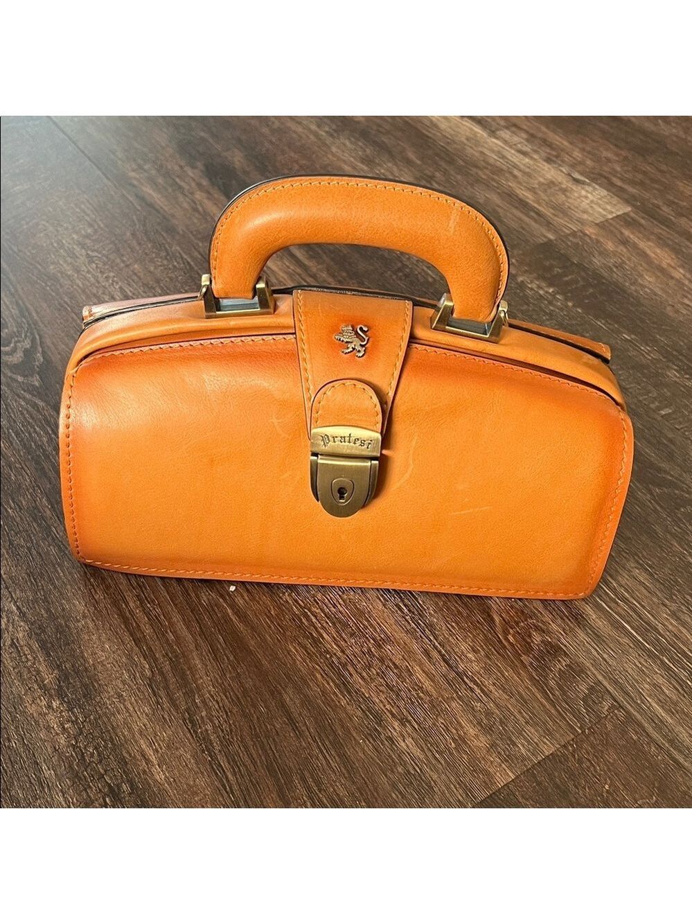 Pratesi Brown Leather Satchel - Picture 2 of 11